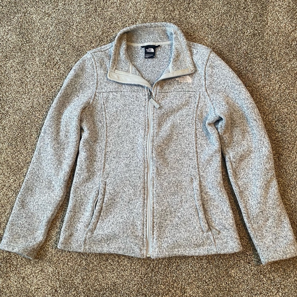 The North Face full zip fleece jacket